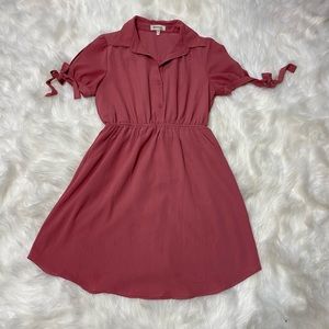 Pink dress small